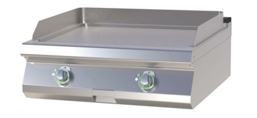 Gril dublu electric CROMAT cu placa neteda, de banc