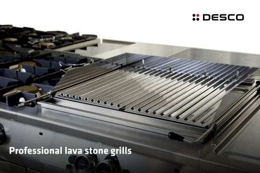Grill dublu cu rocă vulcanică și dulap neutru, Desco Italia - Img 8