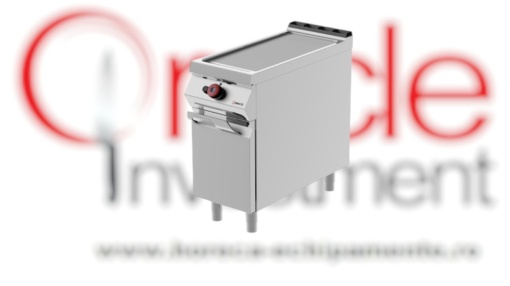 Grill simplu pe gaz cu placă netedă și dulap închis, Desco