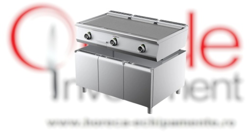 Grill triplu electric cu placă netedă, compartiment inferior neutru închis, Sfera by Desco