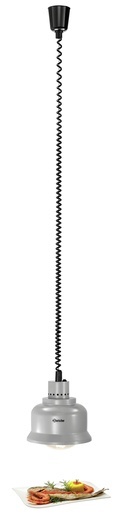 Lampă retractabilă cu încăzire Bartscher IWL250D SW, 114273 - Img 5