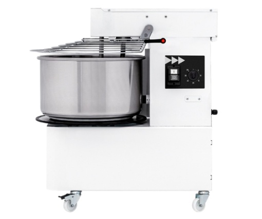 Malaxor cu spirală, cap rabatabil și cuvă detașabilă, 41 L, 35 kg, 2 viteze - Img 8