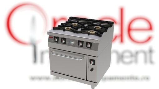 Mașină de gătit pe gaz cu 4 arzătoare și cuptor, Jemi
