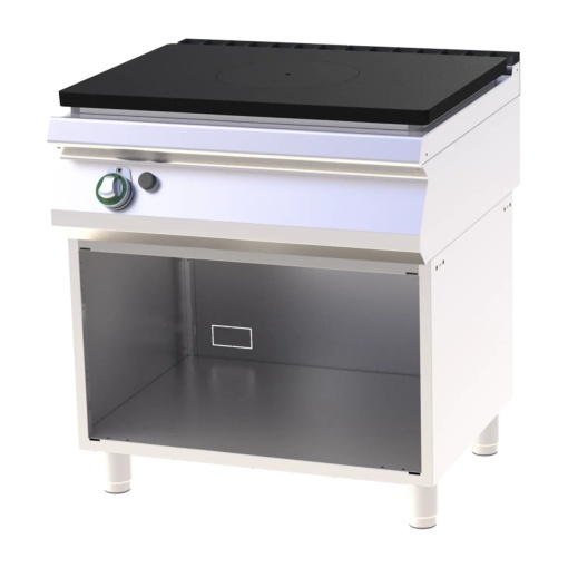 Mașină de gătit pe gaz cu plită și suport deschis, 800x900 mm - Img 2