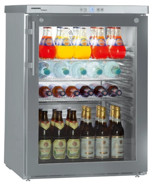 Mini frigider, minibar răcire dinamică, 43 litri, Inox, Liebherr - Img 3