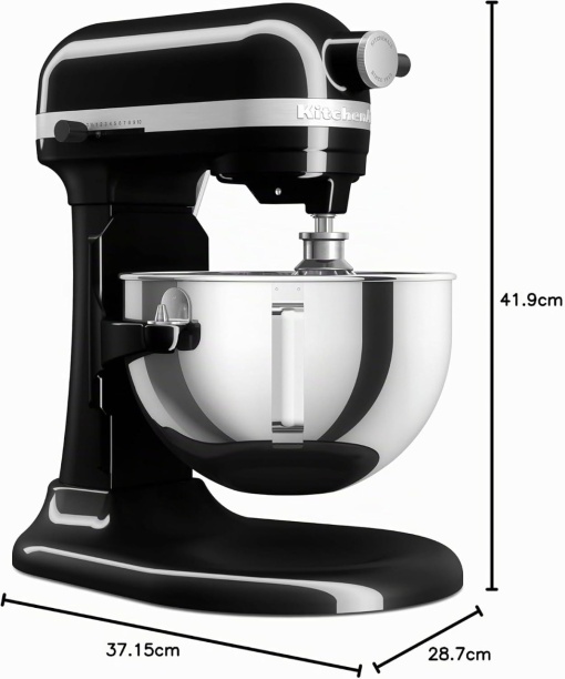 Mixer cu bol 5.2 L, Model HEAVY DUTY, Onyx Black - KitchenAid - Img 5