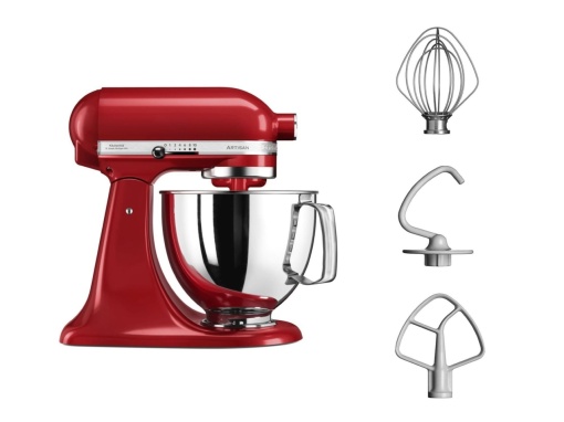 Mixer planetar Artisan KitchenAid, 4.8 Litri, roșu - Img 8