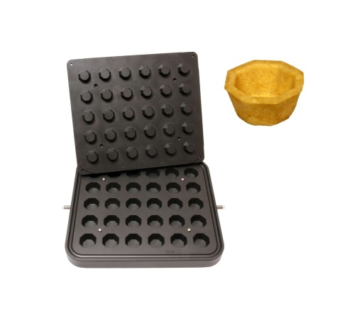 Placă pentru aparat tarte, 30 forme octogon 41 mm - Img 2