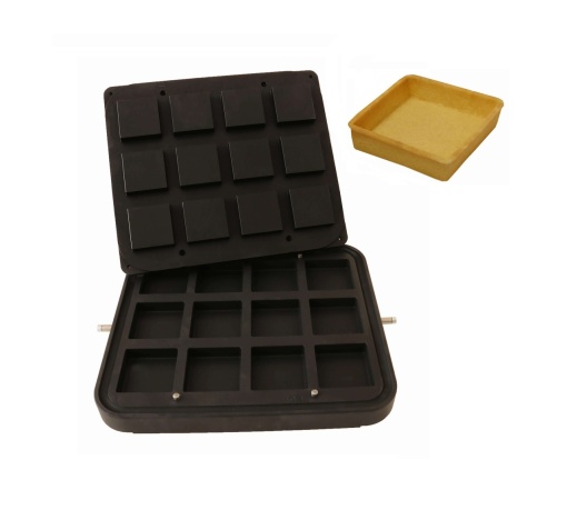 Placă pentru aparatul de tarte, 12 forme pătrate 72 mm - Img 2