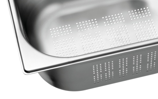 Tavă de inox (perforată) GN1/2 h 150 mm - Img 3