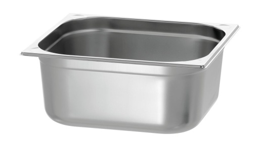 Tavă de inox (suprafață mată) GN2/3 h 150 mm - Img 2
