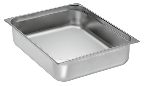 Tavă gastronomie GN 2/1 din oțel inoxidabil, adâncime 150 mm - Img 2