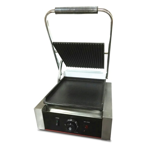 Toaster cu mecanism prin apăsare pe plăci netede/striate, 30x37 cm - Img 2