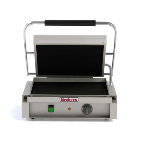 Toaster dublu cu mecanism prin apăsare pe plăci ceramice netede, profesional Beckers - Img 2