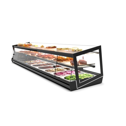 Vitrină frigorifică cu 1 raft, Sayl KUBE 970x395x360 mm - Img 2