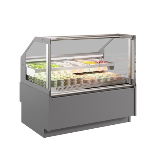 Vitrină frigorifică de expunere 1250x1220 mm, magazin sau supermarket, Infrico - Img 6