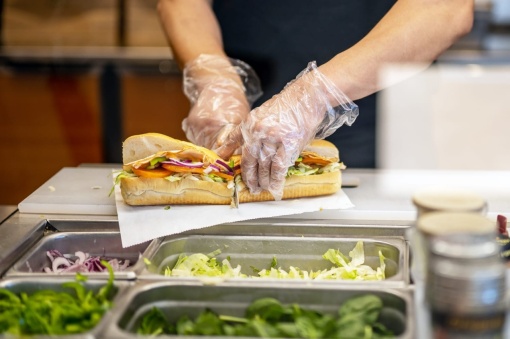 Vitrină frigorifică ingrediente cu capac sandwich sau pizza, 1328x260 mm, Infrico - Img 7