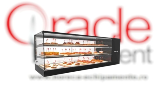 Vitrină frigorifică patiserie cu 2 rafturi, 1320x380x460 mm, Sayl
