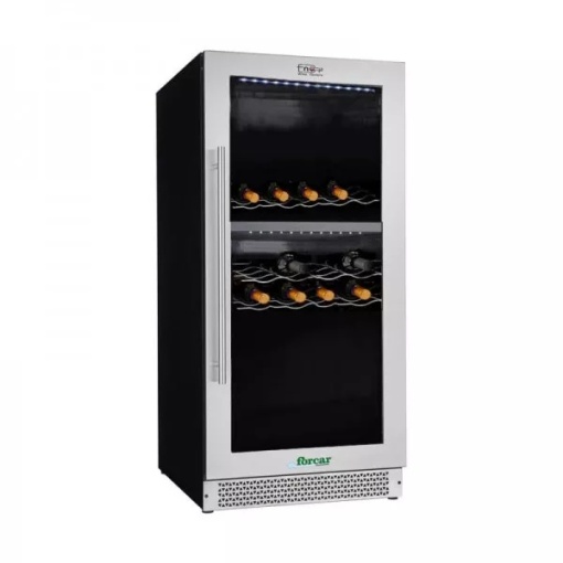 Vitrină frigorifică pentru vin 261 Litri, 2 zone de temperatură, Forcar - Img 2