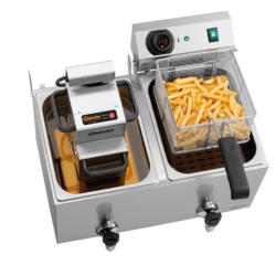 Aparat profesional pentru filtrarat ulei și grăsime uzată, Bartscher TK60 - Img 8