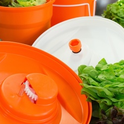Centrifugă manuală de uscat salata, verdeața cu capac sigilat 20 L, Dynamic - Img 4