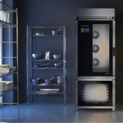Cuptor combi electric linia EXPLORA COLOMBO 10 tăvi 600x400/GN1/1, touchscreen - Img 5