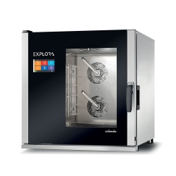 Cuptor combi electric linia EXPLORA COLOMBO 6 tăvi 600x400mm/GN 1/1, touchscreen - Img 3
