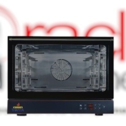 Cuptor electric convectie cofetărie/patiserie, 4 tăvi 600x400 mm, Digital cu umidificare Vesta