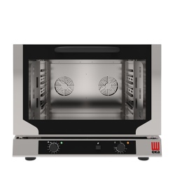 Cuptor electric cu convecție și grill 4 tăvi 60x40 cm electromecanic, abur indirect Eka Italia - Img 4