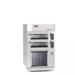 Cuptor electric panificație patiserie cu 2 vetre, hotă și dospitor - Img 2