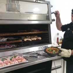Cuptor pentru Steak pe cărbuni, deschidere verticală, Pira 120 ED - Img 11