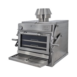 Cuptor pentru steak pe carbuni, deschidere verticala, Pira 70 XL Silver ED - Img 10