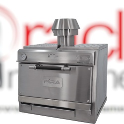 Cuptor pentru Steak pe cărbuni, deschidere verticală, Pira 80 Silver SD