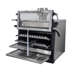 Cuptor pentru steak pe cărbuni, deschidere verticală, Pira 90 LUX ED - Img 16
