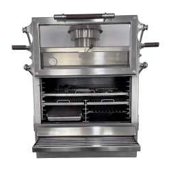 Cuptor pentru steak pe cărbuni, Pira 80 XXL Silver ED - Img 11