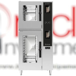 Cuptor profesional Alphatech Synapsy automat gaz, 6 tăvi GN1/1 + 10 tăvi GN1/1, umidificare automată directă