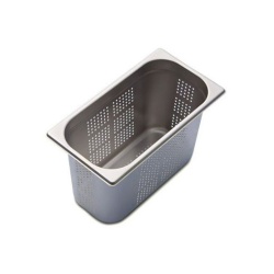 Cuvă GN1/3 inox perforată 150 mm - Img 2