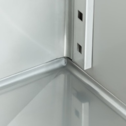 Dulap frigorific din inox, Frigider 1400 Litri - 6 Rafturi Reglabile GN 2/1, pe roți - Img 3