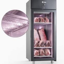 Dulap frigorific pentru maturarea, frăgezirea cărnii Deluxe Meat, 200 kg, cu ușă de sticlă - Img 4