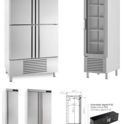 Dulap frigorific pentru patiserie cu 4 uși, 895 litri, Infrico - Img 4