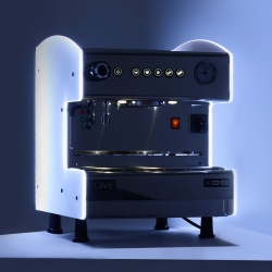 Espressor profesional de cafea, 1 grup, negru, LUNA SB-20 TIMER, Cime Italia - Img 3