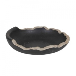 Farfurie neagră de paste/salată Fine Dining 16x5 cm, set de 4 bucăți, Sucro PuraSangre - Img 6