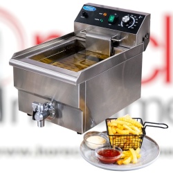 Friteuză electrică 10 litri cu robinet, Maxima