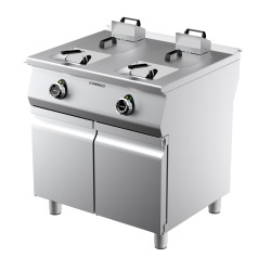 Friteuză electrică profesională 13+13 Litri, cuva in V, Desco Italia - Img 4