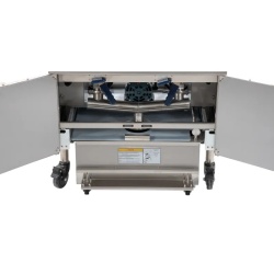 Friteuză electrică profesională cu filtrare 12+22 Litri, Casselin - Img 4