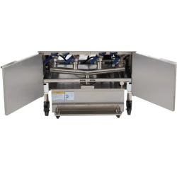 Friteuză electrică profesională cu filtrare 4x 12 Litri, Casselin CFEF412 - Img 2