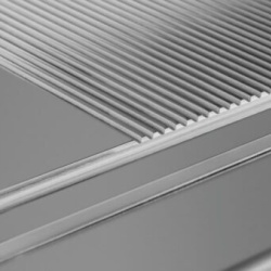 Fry top electric cu suprafață netedă/striată 80x75 cm și suport neutru - Img 4