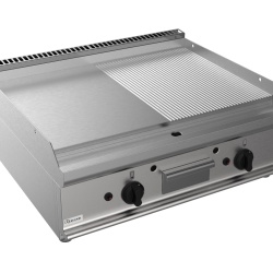 Fry top grill pe gaz cu suprafață netedă/striată, Casta - Img 2