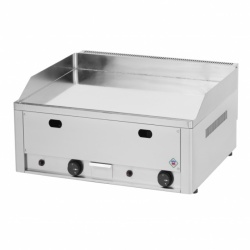 Fry top pe gaz cu suprafață cromată rezistentă, netedă - Img 2