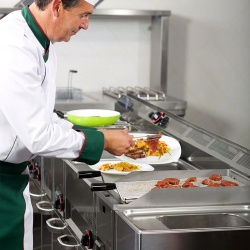 Grill cu rocă vulcanică pe gaz, 520x380 mm - Img 3